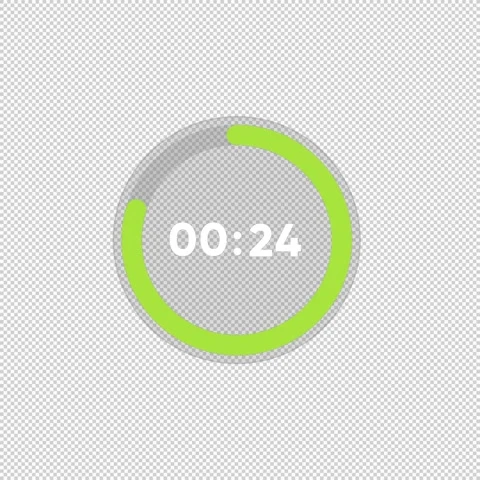 Countdown timer digital 30 seconds  Stock Footage 196993917