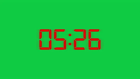 Countdown Timer Digital Digits Display o... | Stock Video | Pond5