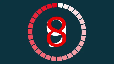 Countdown timer Stock Footage 28546716