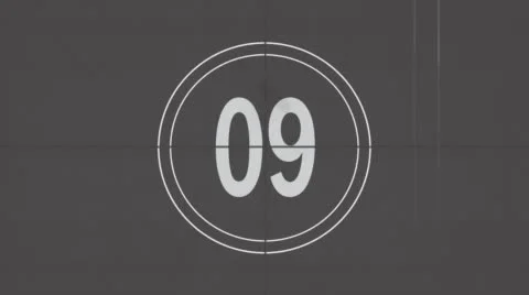 Countdown Timer Footage Stock Footage