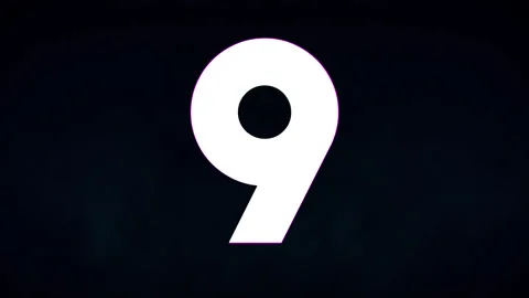 Countdown Timer - Glitch style - 1 Stock-Footage 137312302