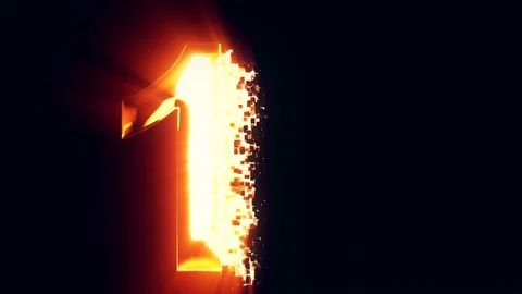 Countdown Timer - Golden Stockbeeldmateriaal 88359335