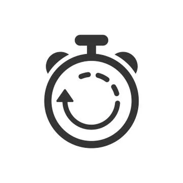 Countdown timer icon Illustrazione stock