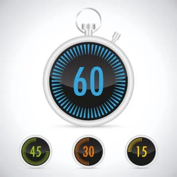 Countdown timer 스톡 일러스트