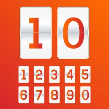 Countdown timer Stock Illustration