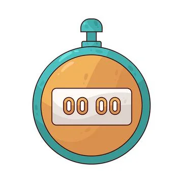 Countdown Timer illustration Illustrazione stock