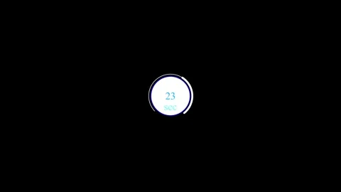 Countdown timer interface clean animation design for modern apps. Countdown.. Stock Footage 334612917