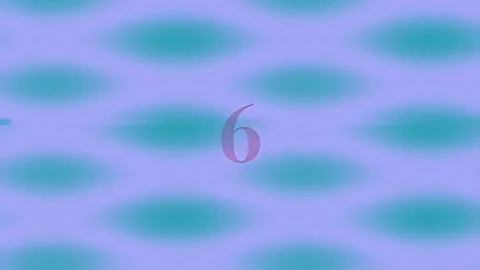 Countdown Timer with Number 10 on a Blue Abstract Background 스톡 동영상 341709561