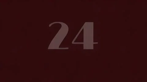 Countdown timer with the number 30 to 0, clean graphic animation for transitions Vidéo 341679669