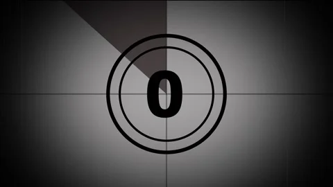 Countdown Timer Number Ten Motion Graphic Stock Footage 343387327