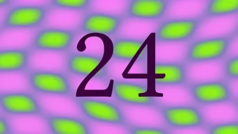 Countdown Timer with Numbers 30 seconds to 0, Abstract Background 스톡 동영상 341679615
