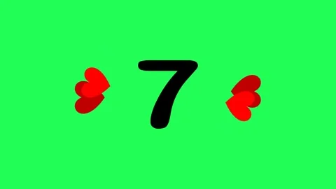 Countdown Timer or Motion Countdown Green Screen for Opening Video Stock Footage 274532808