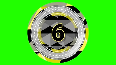 Countdown timer reaching zero in a simple animated graphic on a bright back.. 스톡 동영상 334922324