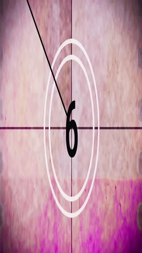 Countdown timer on screen. Digital clock ticking down. Stock Footage 339778780