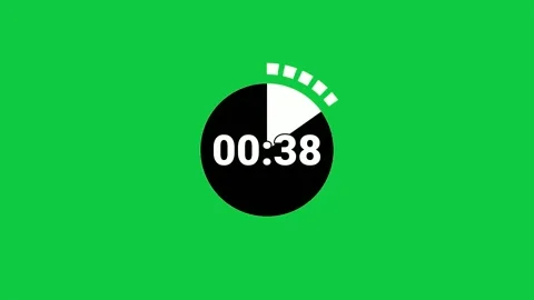 Countdown timer showing 00:45 seconds ideal for timed events. Stock Footage 306773095