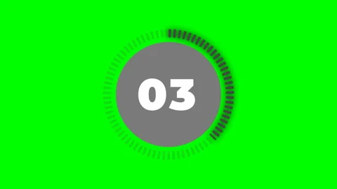 Countdown Timer Shows Five Seconds Stock Footage 311581237