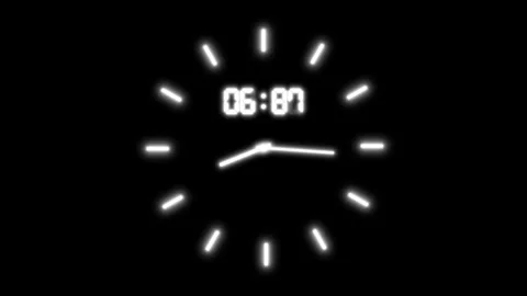 Countdown timer spinning clock one minute timer animation Vídeos de archivo 332722516