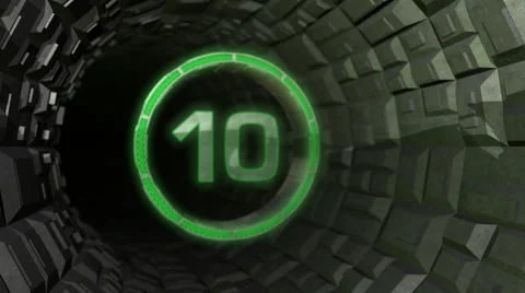 Countdown Tunnel Stock Footage 57679181