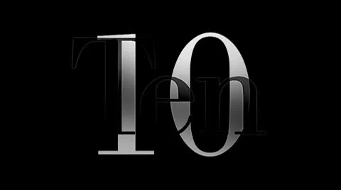 Countdown v1 Stock Footage 8954574