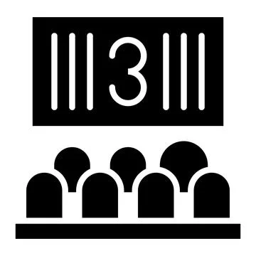 Countdown Vector Icon Design Illustration Stock Illustration