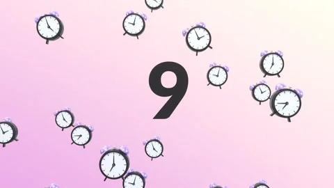 Countdown Video. Countdown Animation From 15 To 0 Seconds. 스톡 동영상 288158235