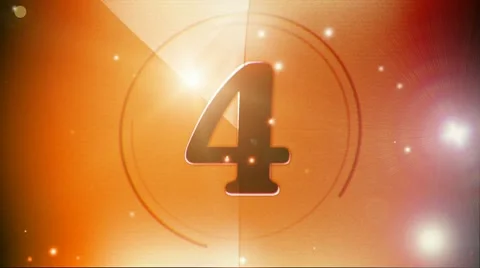 Countdown Wall Split Screen 4 Stock Footage 10680104