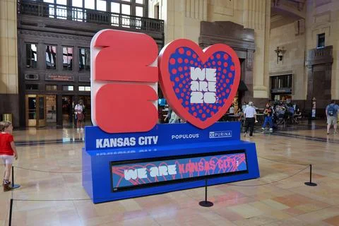 Countdown to World Cup 2026 Inside Union Station Foto stock