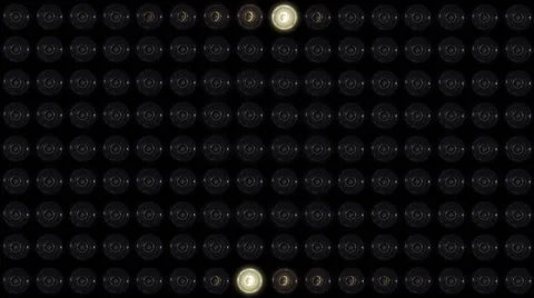 Countdown to Zero with Light Flashes 库存影片 58850806