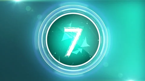 Countdown1-green Stock Footage 142727257