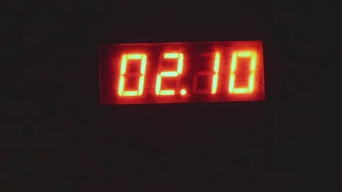 Countdown3 skundy in the dark Stock Footage 243394371