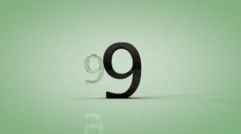 CountDown3D 29.976fps Stock Footage 12732640