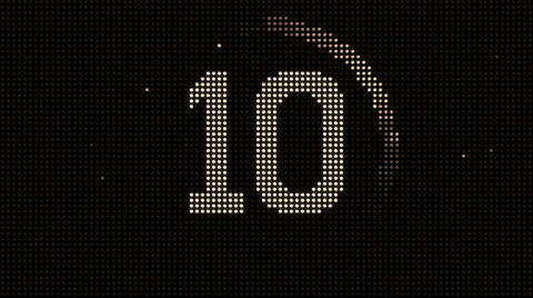 Countdown_084 Stock Footage 30490468