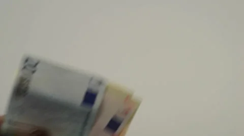 Counted money Stock Footage 25062827