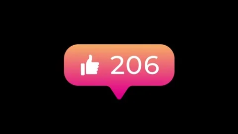 Like-Counter-Animation Stock Footage 316977354