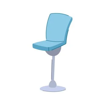 Counter bar stool cartoon vector illustration Illustrazione stock