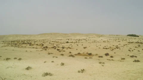 Counter-clockwise panoramic in Negev desert Stock Footage 96599147
