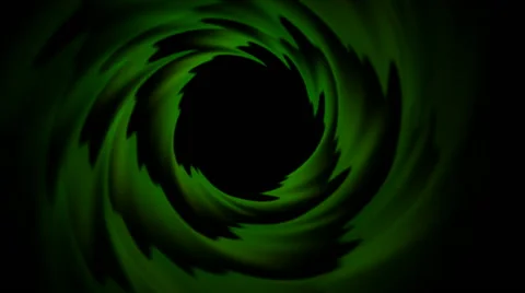 Counter clockwise tunnel effect with black background.  Video stock 57216390