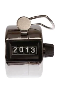 Counter with date at 2013 Stock Photos