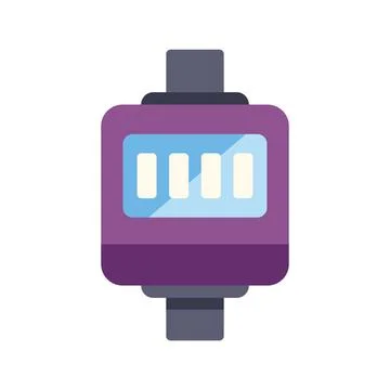 Counter device displaying numbers tracking data calculation Stock Illustration