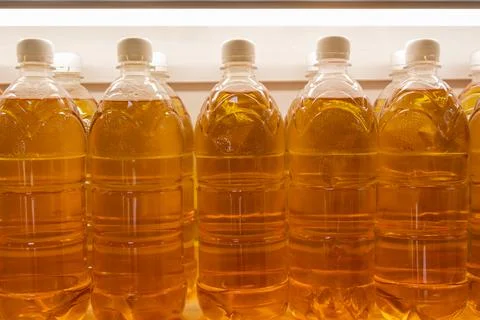 A counter with draught alcohol in the store. A batch of draught beer. Stock Photos