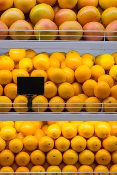 Counter with fruit Stock Photos