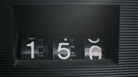 Counter: Numbers Counting Up Video stock 303831600