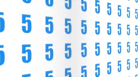 Counter from one to ten. Stock Footage 282518932