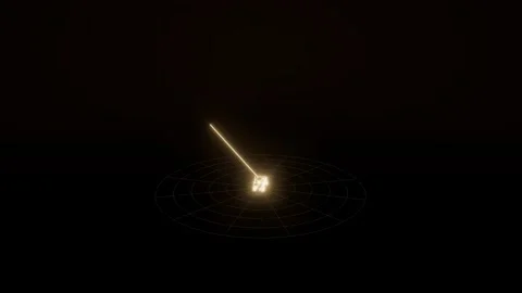 Counter uas archive self assembling turntable technical drawing 3D animation 스톡 동영상 342241466