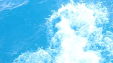 Counter Wave and Splashes Stock Footage 86562895