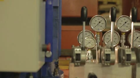 Counters and indicators the industrial tubes Video stock 68041273