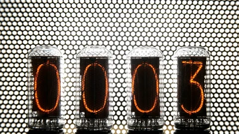 The counters quickly run numbers like on a running line, Stock Footage 104166291