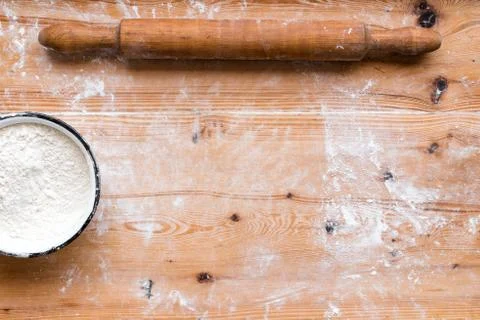 Countertop flour Stock Photos