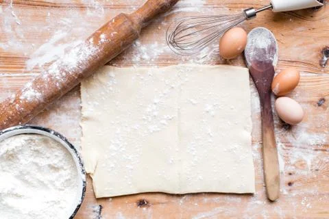 Countertop flour Stock Photos