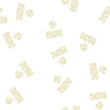 Countertop repair glyph seamless pattern Stock Illustration